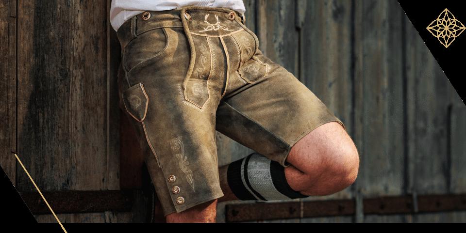 Lederhosen leather shorts top