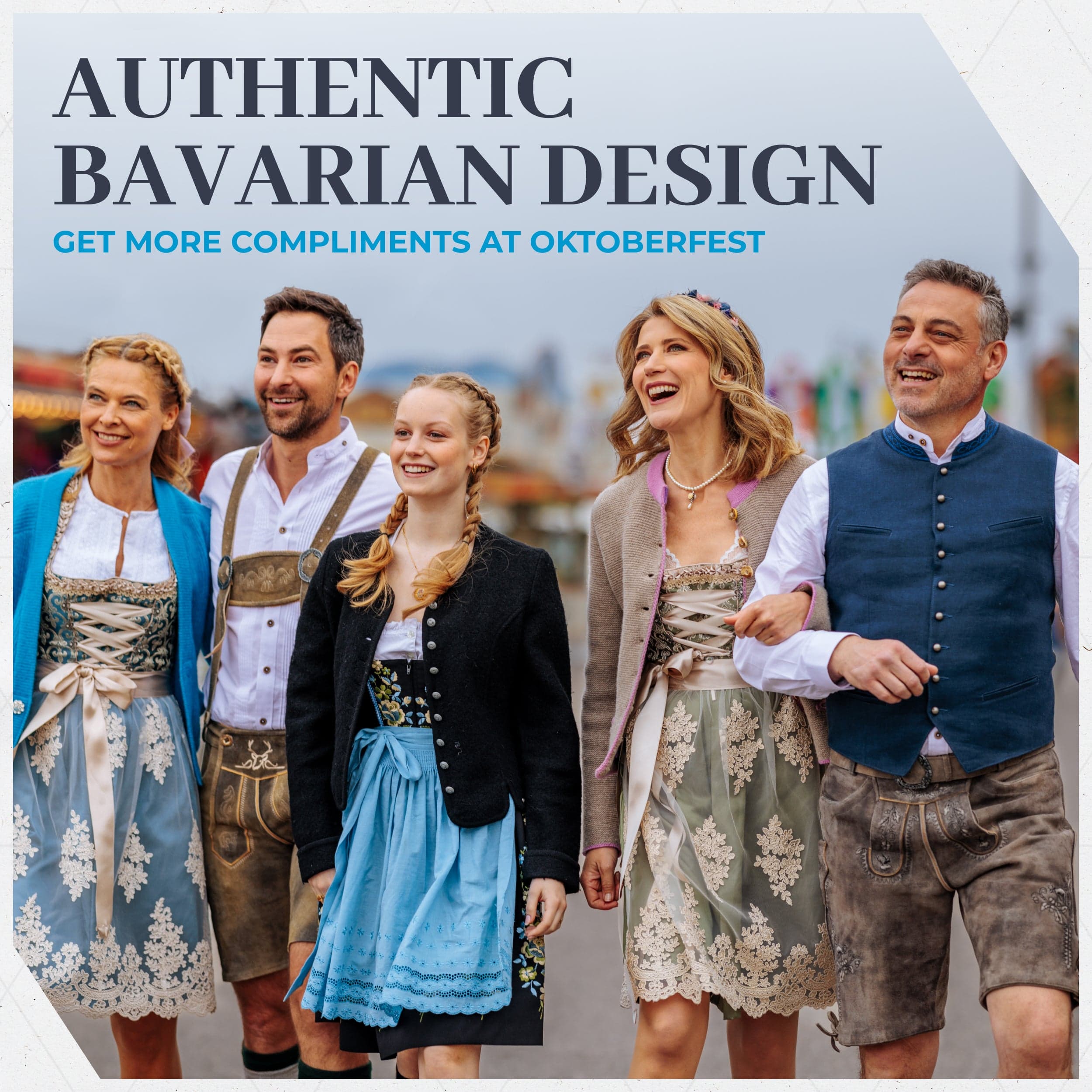 Bavaria Trachten Goat Lederhosen Men - Short, Dark Oktoberfest