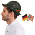 USA & Germany Flag Hat Pin