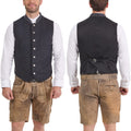 Lederhosen Vest Men Gray