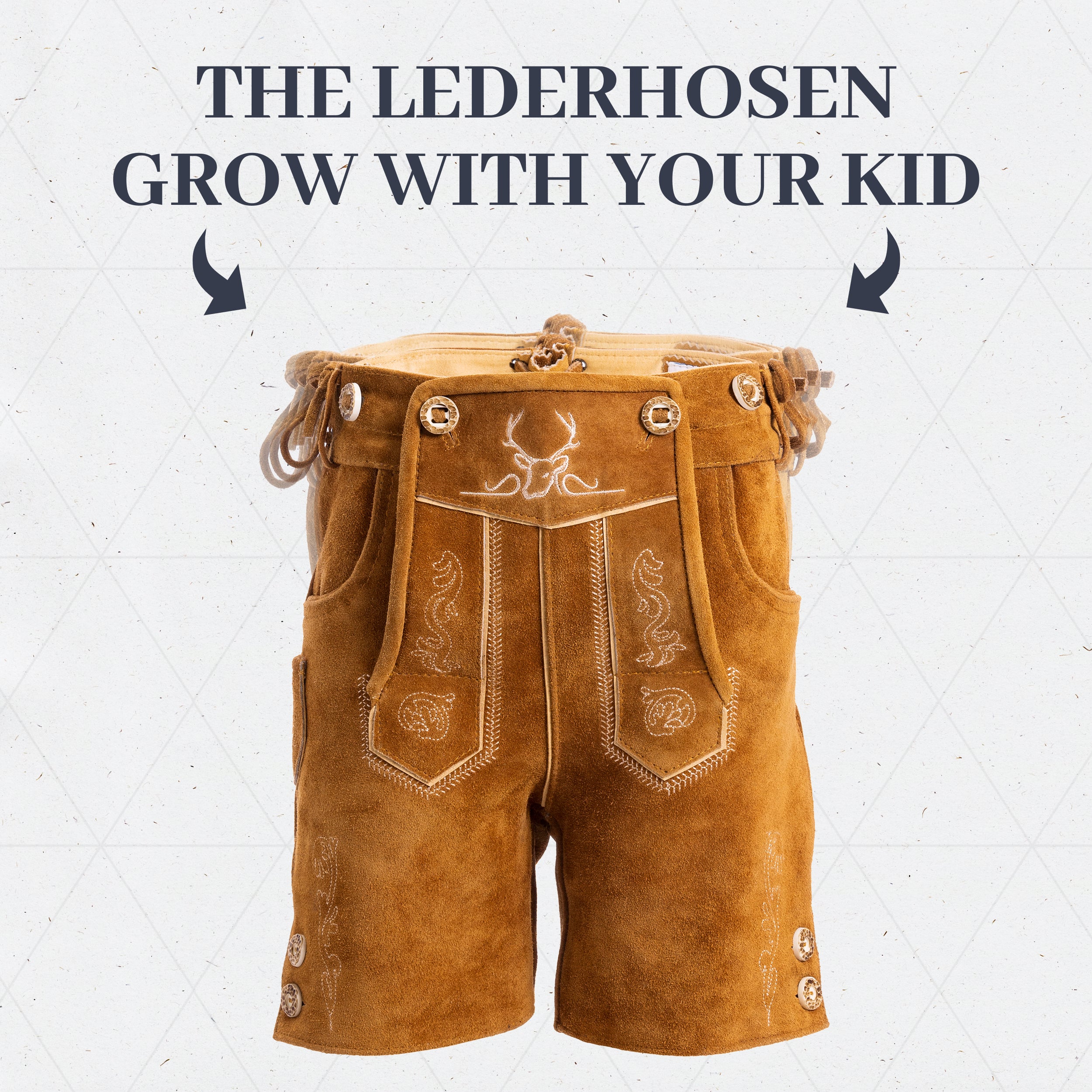 Lederhosen Kids Light Brown