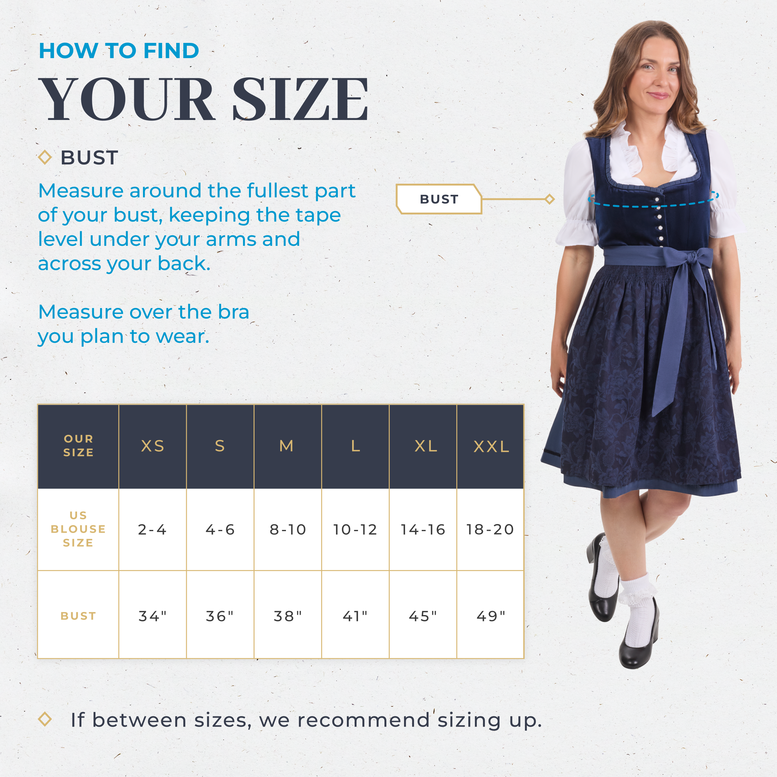 Blouse for Dirndls - Standard Design