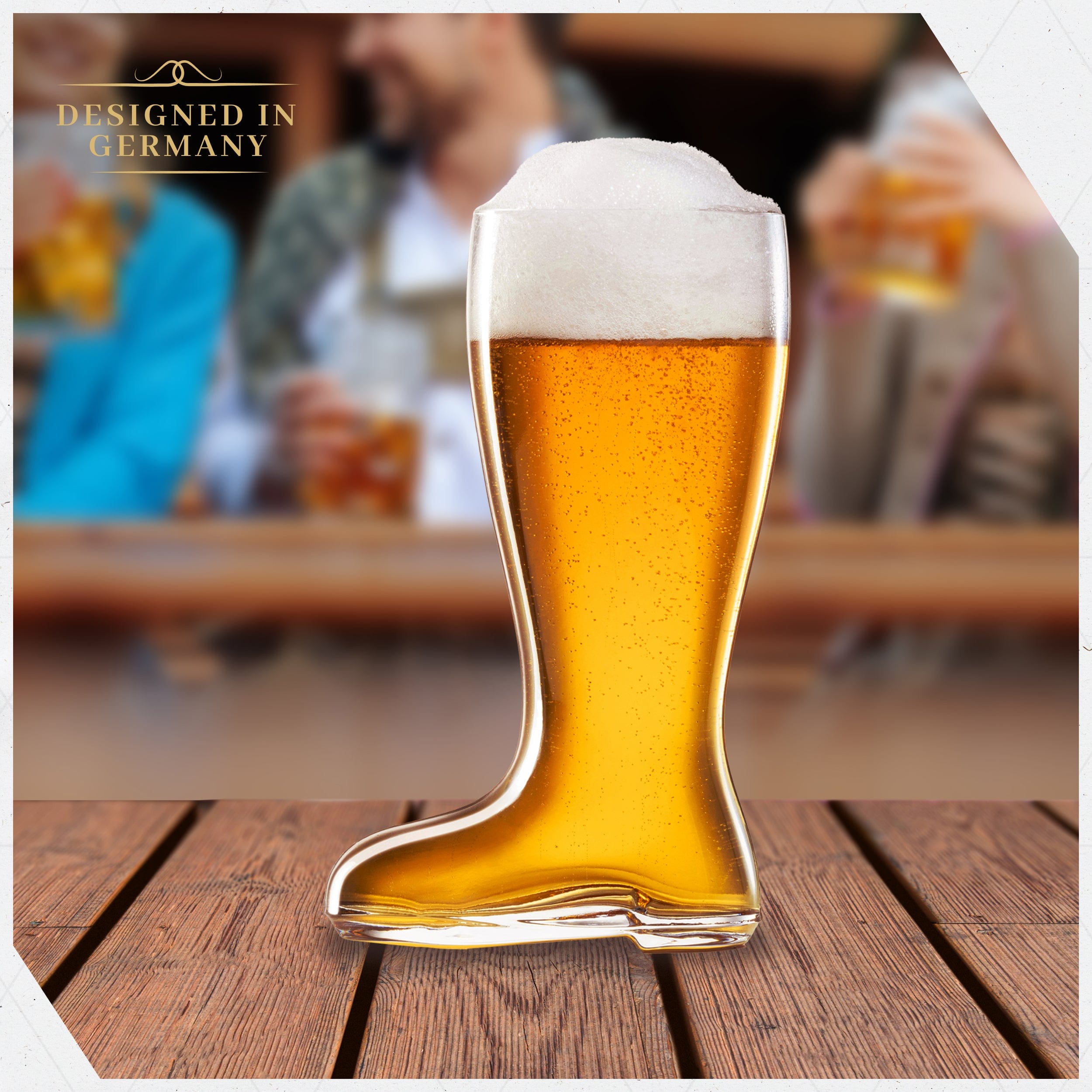 Bavaria Trachten Das Boot Beer Glass - 1 Liter 2 Liter Beer Boot Mug Oktoberfest 