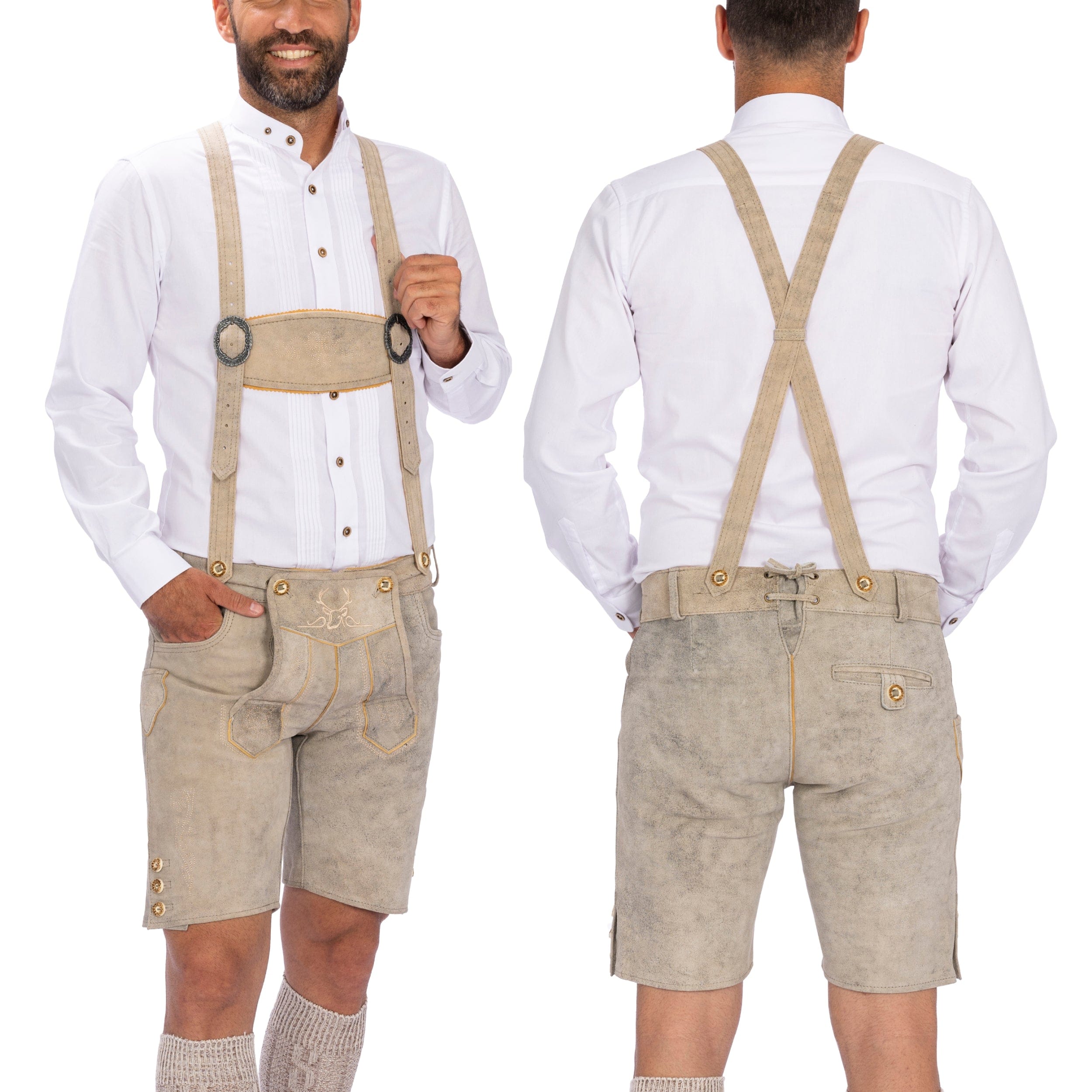 Men s Oktoberfest Outfit Traditional German Lederhosen Bavaria Trachten