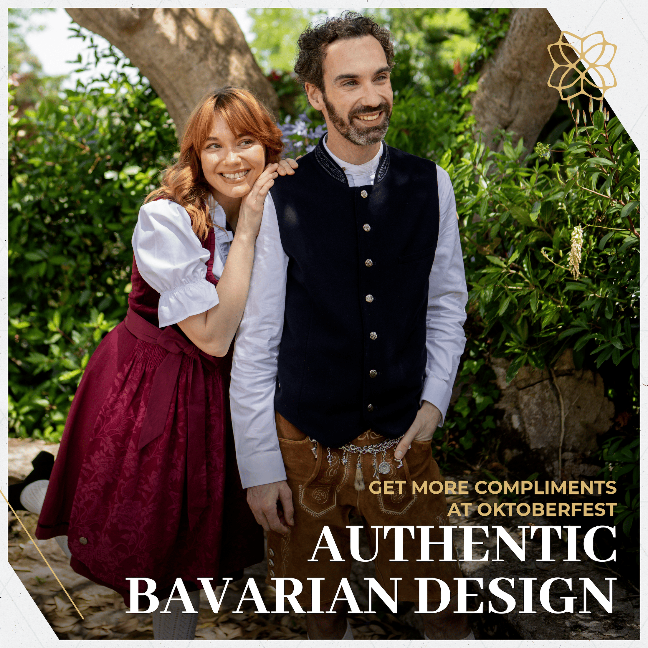 BT-AC-M-CHVR-1 Bavaria Trachten Lederhosen Charivari Oktoberfest 