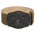 Antique Waxed Brown Lederhosen Belt