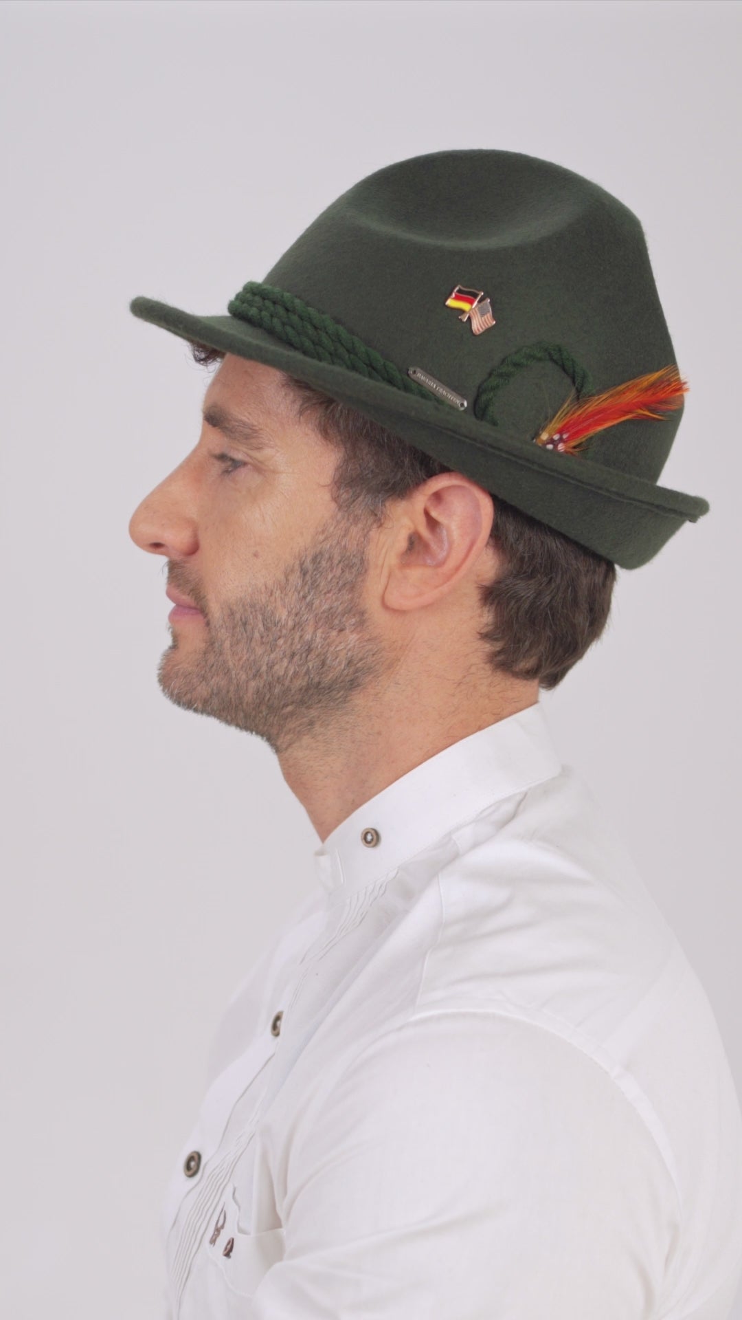 USA & Germany Flag Hat Pin